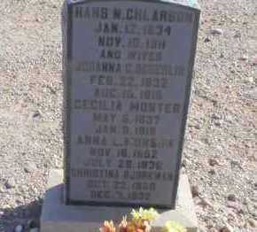 MUNSON CHLARSON, ANNA LOUISA - Graham County, Arizona | ANNA LOUISA MUNSON CHLARSON - Arizona Gravestone Photos