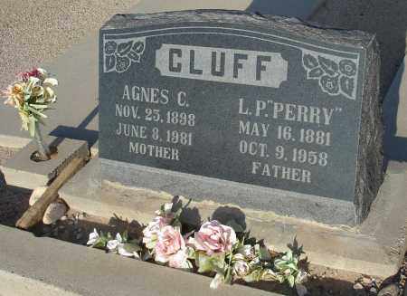 CLUFF, L.P. "PERRY" - Graham County, Arizona | L.P. "PERRY" CLUFF - Arizona Gravestone Photos