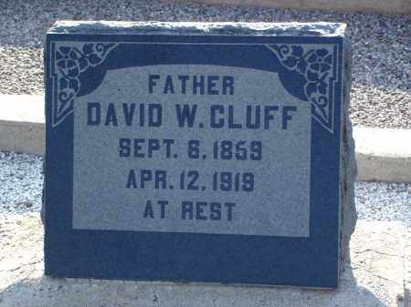 CLUFF, DAVID W. - Graham County, Arizona | DAVID W. CLUFF - Arizona Gravestone Photos