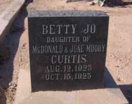 CURTIS, BETTY JO - Graham County, Arizona | BETTY JO CURTIS - Arizona Gravestone Photos