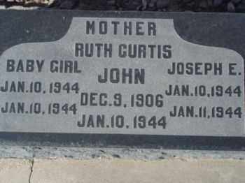 CURTIS, JOSEPH E. - Graham County, Arizona | JOSEPH E. CURTIS - Arizona Gravestone Photos
