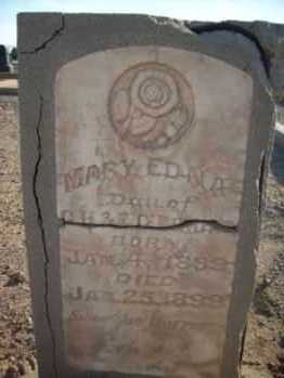 UNKNOWN, MARY EDNA - Graham County, Arizona | MARY EDNA UNKNOWN - Arizona Gravestone Photos