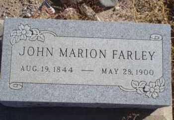 FARLEY, JOHN MARION - Graham County, Arizona | JOHN MARION FARLEY - Arizona Gravestone Photos