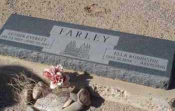FARLEY, LUTHER EVERETT - Graham County, Arizona | LUTHER EVERETT FARLEY - Arizona Gravestone Photos