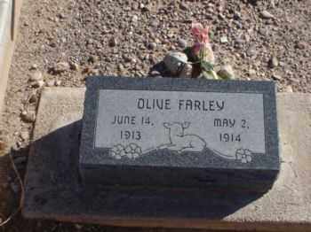 FARLEY, OLIVE - Graham County, Arizona | OLIVE FARLEY - Arizona Gravestone Photos