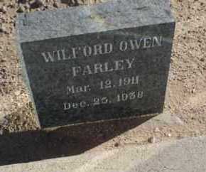 FARLEY, WILFORD OWEN - Graham County, Arizona | WILFORD OWEN FARLEY - Arizona Gravestone Photos