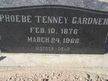 GARDNER, PHOEBE RELIEF - Graham County, Arizona | PHOEBE RELIEF GARDNER - Arizona Gravestone Photos