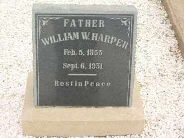 HARPER, WILLIAM WASHINGTON - Graham County, Arizona | WILLIAM WASHINGTON HARPER - Arizona Gravestone Photos