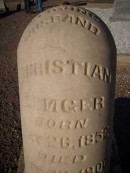 ZENGER, CHRISTIAN - Graham County, Arizona | CHRISTIAN ZENGER - Arizona Gravestone Photos