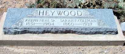 HEYWOOD, SARAH FRANCELLE - Graham County, Arizona | SARAH FRANCELLE HEYWOOD - Arizona Gravestone Photos