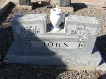 JOHN, ERWIN CLUFF - Graham County, Arizona | ERWIN CLUFF JOHN - Arizona Gravestone Photos