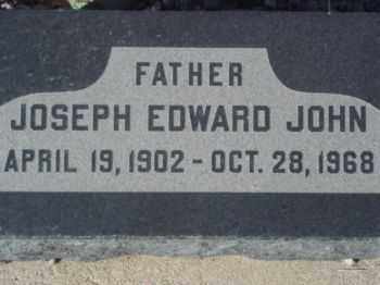 JOHN, JOSEPH EDWARD - Graham County, Arizona | JOSEPH EDWARD JOHN - Arizona Gravestone Photos