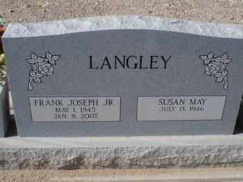 LANGLEY, SUSAN MAY - Graham County, Arizona | SUSAN MAY LANGLEY - Arizona Gravestone Photos