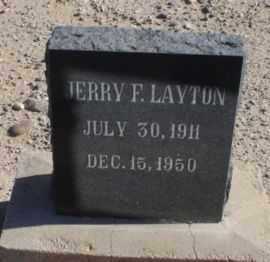 LAYTON, GERALD F. (JERRY) - Graham County, Arizona | GERALD F. (JERRY) LAYTON - Arizona Gravestone Photos