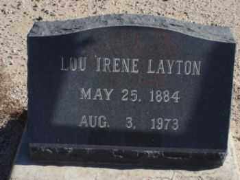 LAYTON, LOU IRENE - Graham County, Arizona | LOU IRENE LAYTON - Arizona Gravestone Photos