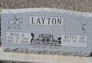 LAYTON, BETTY JO - Graham County, Arizona | BETTY JO LAYTON - Arizona Gravestone Photos