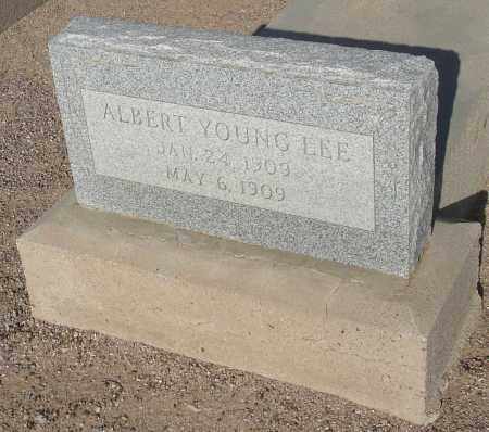 LEE, ALBERT YOUNG - Graham County, Arizona | ALBERT YOUNG LEE - Arizona Gravestone Photos