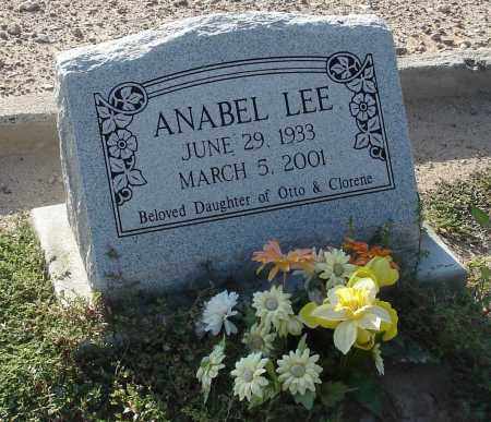 LEE, ANABEL - Graham County, Arizona | ANABEL LEE - Arizona Gravestone Photos