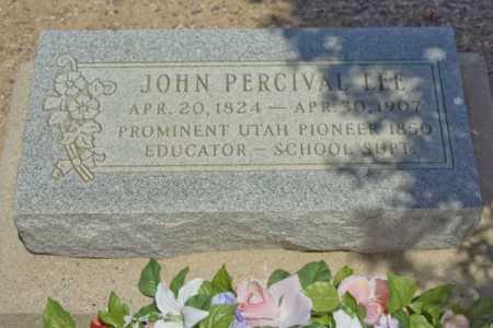 LEE, JOHN PERCIVAL - Graham County, Arizona | JOHN PERCIVAL LEE - Arizona Gravestone Photos