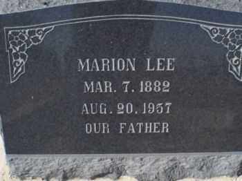 LEE, MARION - Graham County, Arizona | MARION LEE - Arizona Gravestone Photos