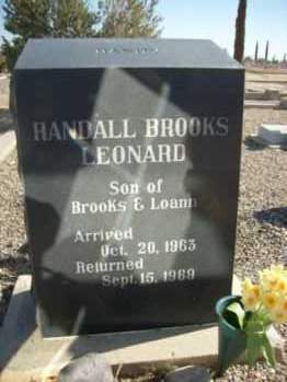 LEONARD, RANDALL BROOKS - Graham County, Arizona | RANDALL BROOKS LEONARD - Arizona Gravestone Photos