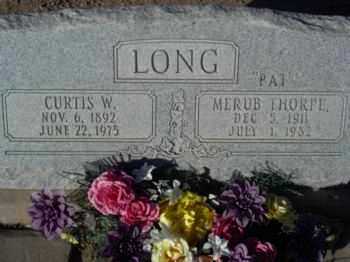 LONG, CURTIS W. - Graham County, Arizona | CURTIS W. LONG - Arizona Gravestone Photos