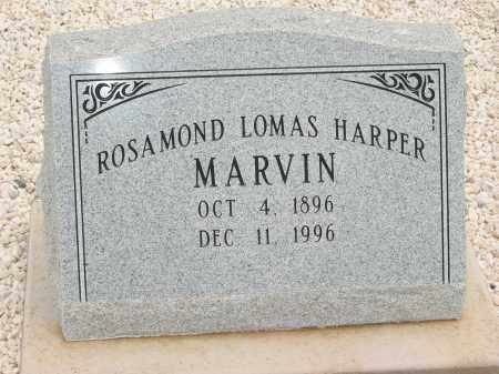 LOMAS MARVIN, ROSAMOND MAY LOMAS - Graham County, Arizona | ROSAMOND MAY LOMAS LOMAS MARVIN - Arizona Gravestone Photos