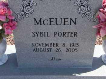 MCEUEN, SYBIL - Graham County, Arizona | SYBIL MCEUEN - Arizona Gravestone Photos