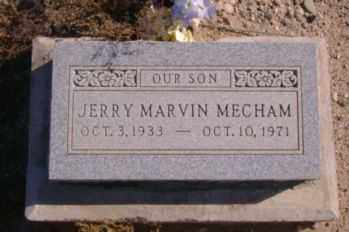 MECHAM, JERRY MARVIN - Graham County, Arizona | JERRY MARVIN MECHAM - Arizona Gravestone Photos