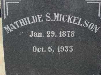 SORENSEN MICKELSON, KATHERINE MATHILDA (MATHILDE) - Graham County, Arizona | KATHERINE MATHILDA (MATHILDE) SORENSEN MICKELSON - Arizona Gravestone Photos