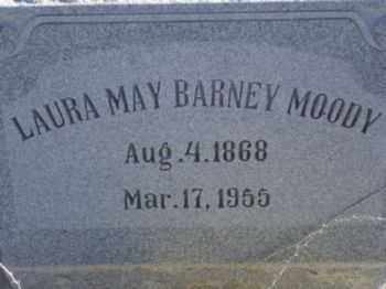 BARNEY MOODY, LAURA MAY - Graham County, Arizona | LAURA MAY BARNEY MOODY - Arizona Gravestone Photos