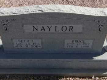 NAYLOR, BRUCE - Graham County, Arizona | BRUCE NAYLOR - Arizona Gravestone Photos