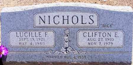 NICHOLS, CLIFTON E. (NICK) - Graham County, Arizona | CLIFTON E. (NICK) NICHOLS - Arizona Gravestone Photos