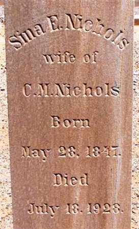 NICHOLS, SINA ELIZABETH - Graham County, Arizona | SINA ELIZABETH NICHOLS - Arizona Gravestone Photos