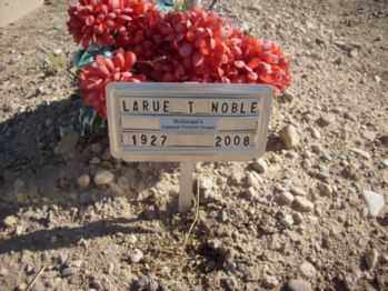TAYLOR NOBLE, LARUE - Graham County, Arizona | LARUE TAYLOR NOBLE - Arizona Gravestone Photos