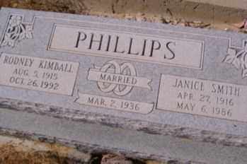 PHILLIPS, JANICE - Graham County, Arizona | JANICE PHILLIPS - Arizona Gravestone Photos