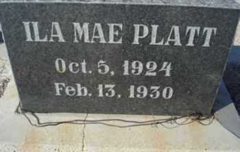 PLATT, ILA MAE - Graham County, Arizona | ILA MAE PLATT - Arizona Gravestone Photos