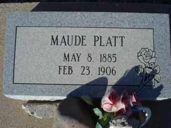 PLATT, MAUDE - Graham County, Arizona | MAUDE PLATT - Arizona Gravestone Photos