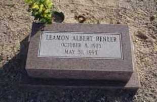 RENEER, LEAMON ALBERT - Graham County, Arizona | LEAMON ALBERT RENEER - Arizona Gravestone Photos