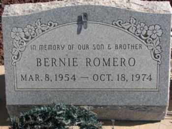 ROMERO, BERNIE - Graham County, Arizona | BERNIE ROMERO - Arizona Gravestone Photos