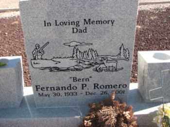 ROMERO, FERNANDO P. (BERN) - Graham County, Arizona | FERNANDO P. (BERN) ROMERO - Arizona Gravestone Photos