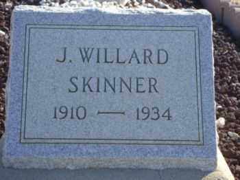 SKINNER, JOSEPH WILLARD - Graham County, Arizona | JOSEPH WILLARD SKINNER - Arizona Gravestone Photos