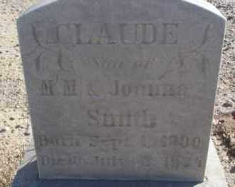 SMITH, CLAUDE - Graham County, Arizona | CLAUDE SMITH - Arizona Gravestone Photos