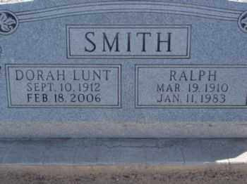 LUNT SMITH, DORAH - Graham County, Arizona | DORAH LUNT SMITH - Arizona Gravestone Photos