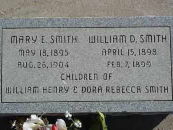 SMITH, WILLIAM D. - Graham County, Arizona | WILLIAM D. SMITH - Arizona Gravestone Photos