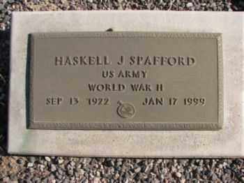 SPAFFORD, HASKELL JOHN - Graham County, Arizona | HASKELL JOHN SPAFFORD - Arizona Gravestone Photos