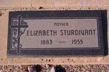 LIPE STURDIVANT, ELIZABETH - Graham County, Arizona | ELIZABETH LIPE STURDIVANT - Arizona Gravestone Photos