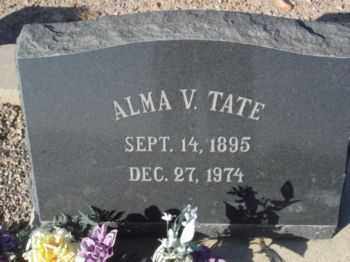 TATE, ALMA VINING - Graham County, Arizona | ALMA VINING TATE - Arizona Gravestone Photos