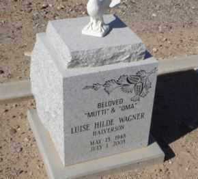 HALVERSON, LUISE HILDE - Graham County, Arizona | LUISE HILDE HALVERSON - Arizona Gravestone Photos