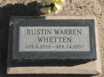 WHETTEN, RUSTIN WARREN - Graham County, Arizona | RUSTIN WARREN WHETTEN - Arizona Gravestone Photos